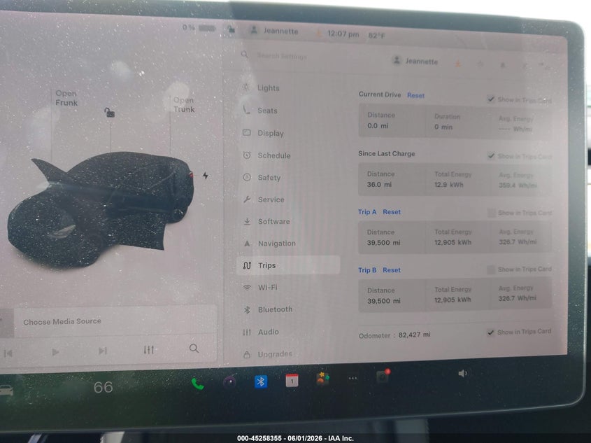 2021 Tesla Model y VIN 5YJYGDEF2MF137600 IAAI salvage auction — REAR END, Salvage (North Carolina), sold $10,500 on 2026-07-31 (photo 7)