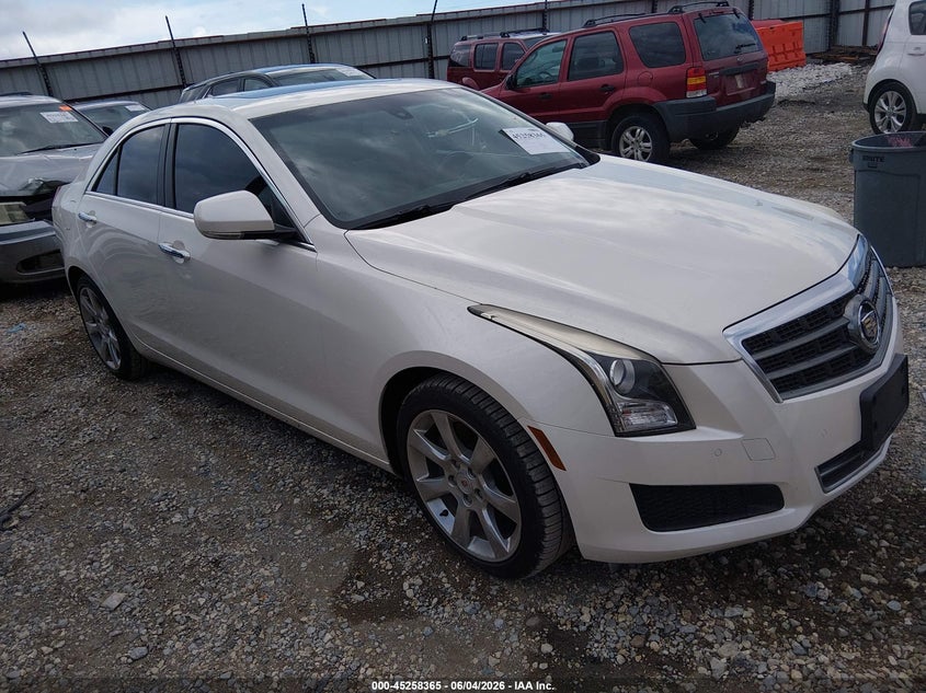 2013 Cadillac Ats VIN 1G6AB5RX9D0178588 IAAI salvage auction — LEFT REAR, Salvage Title, sold $1,975 on 2026-07-09 (photo 1)