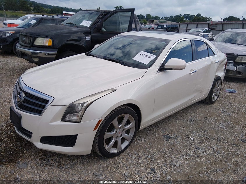 2013 Cadillac Ats VIN 1G6AB5RX9D0178588 IAAI salvage auction — LEFT REAR, Salvage Title, sold $1,975 on 2026-07-09 (photo 2)
