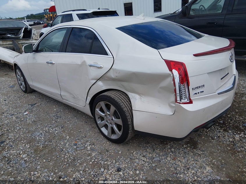2013 Cadillac Ats VIN 1G6AB5RX9D0178588 IAAI salvage auction — LEFT REAR, Salvage Title, sold $1,975 on 2026-07-09 (photo 3)