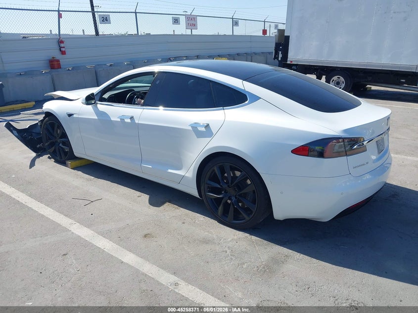 2017 Tesla Model s VIN 5YJSA1E23HF233132 IAAI salvage auction — FRONT END, Salvage (California), sold $5,600 on 2026-07-22 (photo 3)