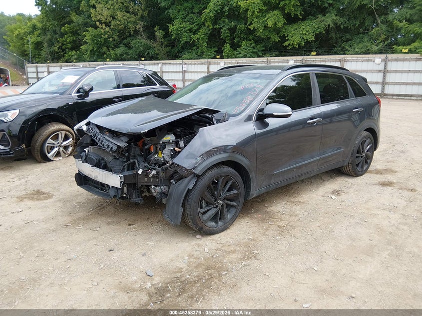 2018 Kia Niro VIN KNDCC3LC1J5137870 IAAI salvage auction — FRONT END, Salvage Title, sold $800 on 2026-07-08 (photo 2)