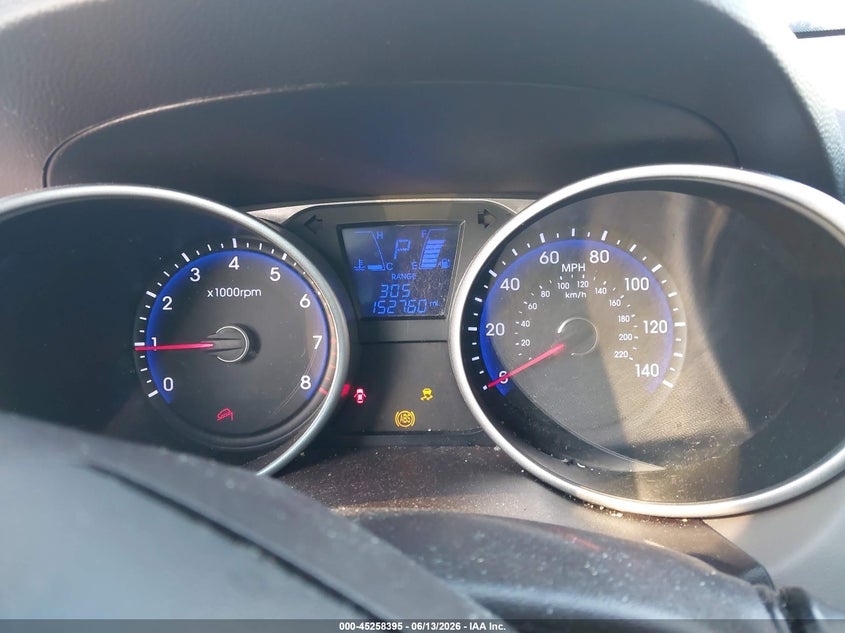 2014 Hyundai Tucson VIN KM8JU3AG8EU893018 IAAI salvage auction — NORMAL WEAR, Clear (Indiana), sold $1,150 on 2026-07-13 (photo 7)