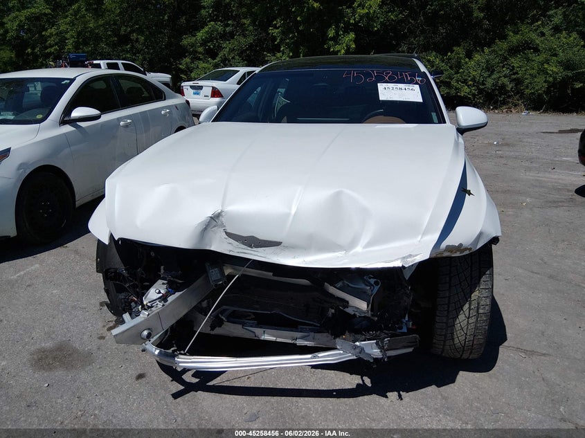 2021 Genesis G80 VIN KMTGB4SC2MU048834 IAAI salvage auction — FRONT END, Salvage Title, sold $6,100 on 2026-07-13 (photo 6)