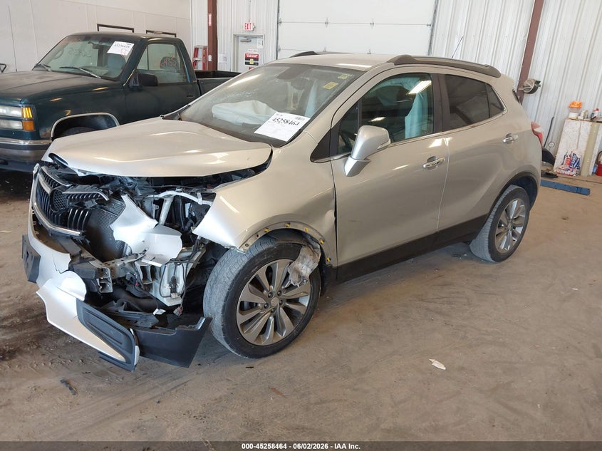 2018 Buick Encore VIN KL4CJASB6JB509458 IAAI salvage auction — FRONT END, Salvage Title, sold $575 on 2026-07-21 (photo 2)