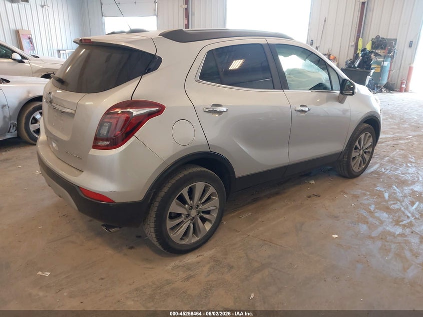 2018 Buick Encore VIN KL4CJASB6JB509458 IAAI salvage auction — FRONT END, Salvage Title, sold $575 on 2026-07-21 (photo 4)