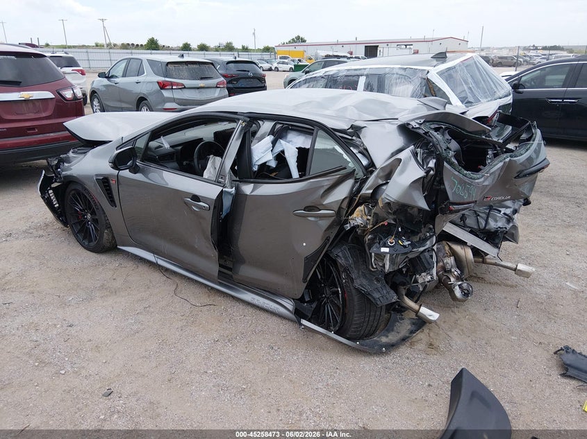 2025 Toyota Corolla VIN JTNABAAE8SA021587 IAAI salvage auction — FRONT & REAR, Salvage (Nebraska), sold $3,350 on 2026-07-16 (photo 3)