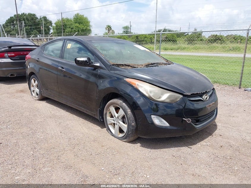 2013 Hyundai Elantra VIN KMHDH4AE6DU913500 IAAI salvage auction — NORMAL WEAR, Clear (Minnesota), sold $500 on 2026-07-21 (photo 1)