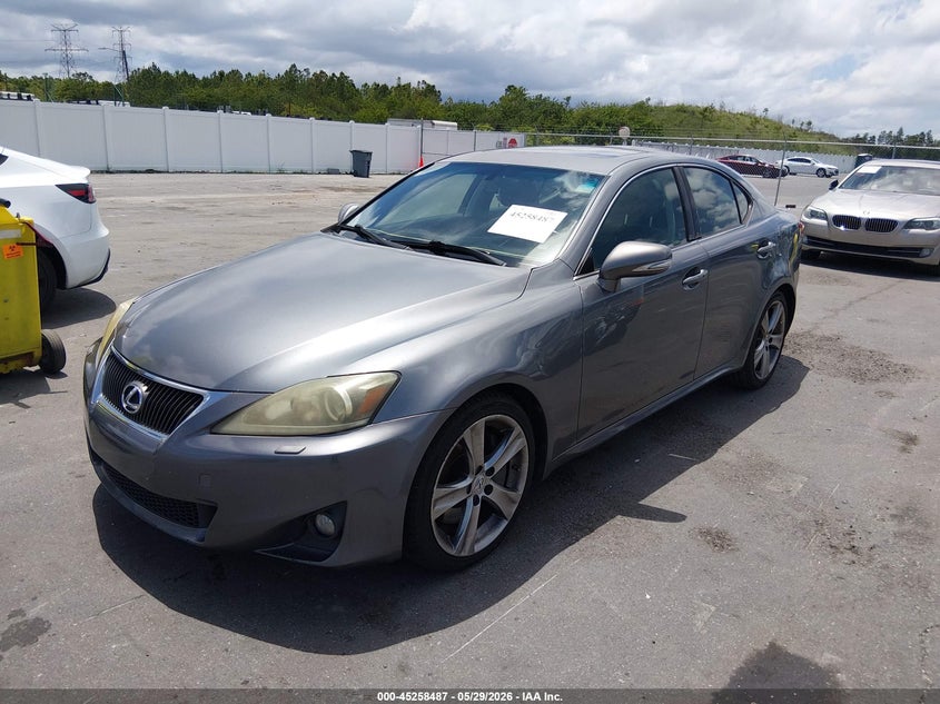 2012 Lexus Is VIN JTHBE5C20C5028844 IAAI salvage auction — NORMAL WEAR, Clear (Florida), sold $2,025 on 2026-07-13 (photo 2)