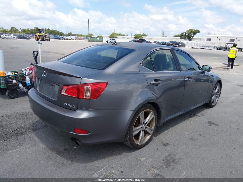 2012 Lexus Is VIN JTHBE5C20C5028844 IAAI salvage auction — NORMAL WEAR, Clear (Florida), sold $2,025 on 2026-07-13 (photo 4)