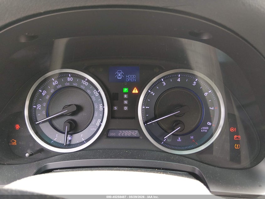 2012 Lexus Is VIN JTHBE5C20C5028844 IAAI salvage auction — NORMAL WEAR, Clear (Florida), sold $2,025 on 2026-07-13 (photo 7)