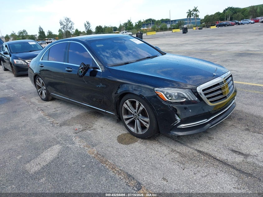 2020 Mercedes-benz S class VIN WDDUG6EBXLA510077 IAAI salvage auction — NORMAL WEAR, Clear (Florida), sold $14,000 on 2026-08-06 (photo 1)