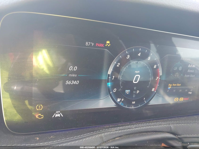 2020 Mercedes-benz S class VIN WDDUG6EBXLA510077 IAAI salvage auction — NORMAL WEAR, Clear (Florida), sold $14,000 on 2026-08-06 (photo 7)