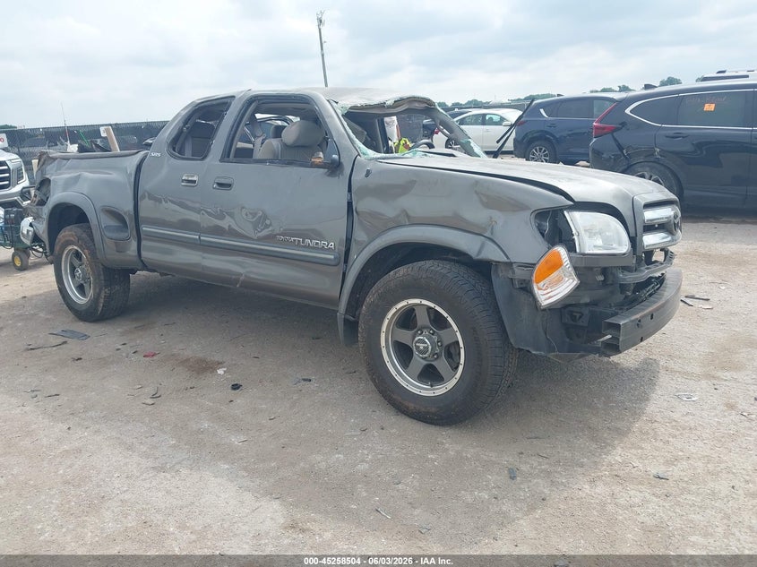 2004 Toyota Tundra VIN 5TBRT34154S453612 IAAI salvage auction — ROLLOVER, Salvage (Texas), sold $750 on 2026-07-28 (photo 1)