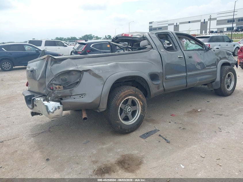 2004 Toyota Tundra VIN 5TBRT34154S453612 IAAI salvage auction — ROLLOVER, Salvage (Texas), sold $750 on 2026-07-28 (photo 3)