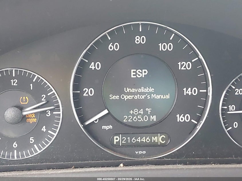 2008 Mercedes-benz Clk-klasse VIN WDBTK56F48T089225 IAAI salvage auction — NORMAL WEAR, Clear (Georgia), sold $500 on 2026-07-14 (photo 7)