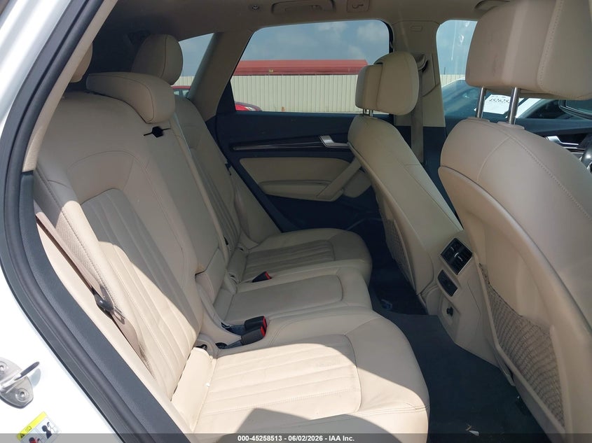 2018 Audi Q5 VIN WA1BNAFY9J2199515 IAAI salvage auction — RIGHT FRONT, Original (Texas), sold $6,100 on 2026-07-13 (photo 8)