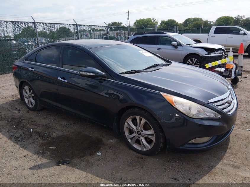 2012 Hyundai Sonata VIN 5NPEC4AC0CH394331 IAAI salvage auction — STORM DAMAGE, Salvage (Kansas), sold $550 on 2026-07-10 (photo 1)