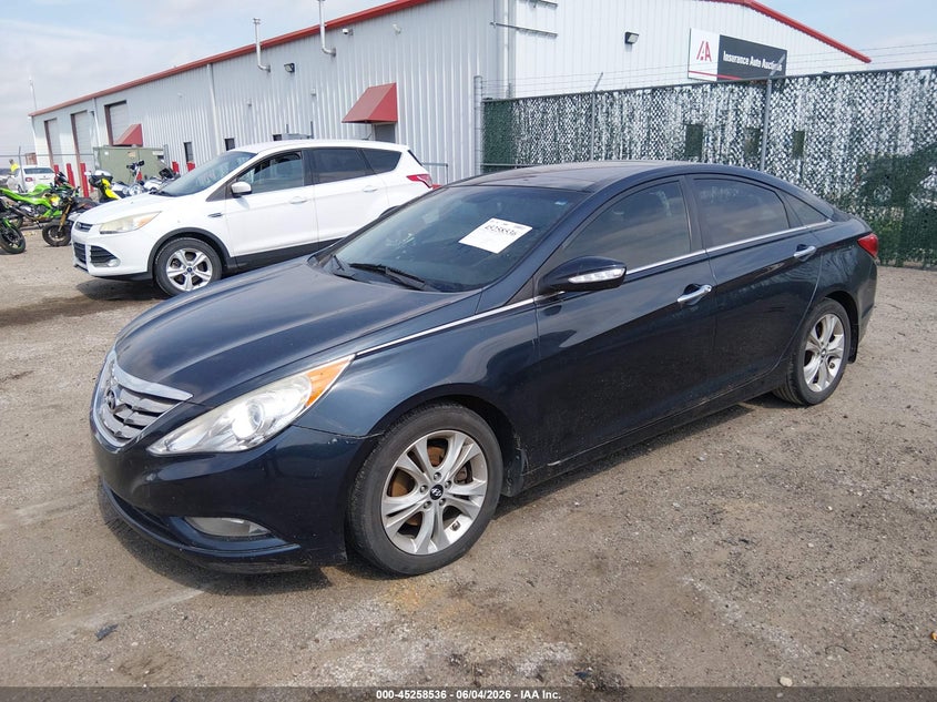 2012 Hyundai Sonata VIN 5NPEC4AC0CH394331 IAAI salvage auction — STORM DAMAGE, Salvage (Kansas), sold $550 on 2026-07-10 (photo 2)
