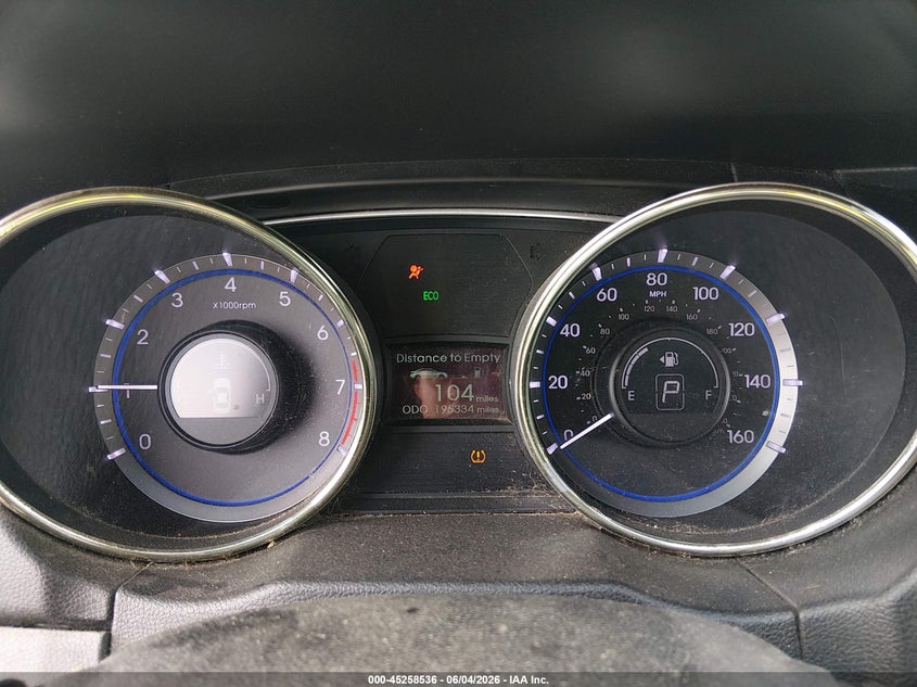 2012 Hyundai Sonata VIN 5NPEC4AC0CH394331 IAAI salvage auction — STORM DAMAGE, Salvage (Kansas), sold $550 on 2026-07-10 (photo 7)