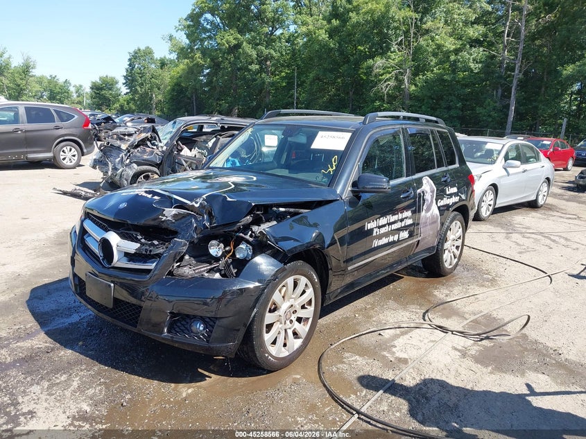 2012 Mercedes-benz Glk-klasse VIN WDCGG8HB9CF842412 IAAI salvage auction — FRONT END, Salvage Title, sold $975 on 2026-07-08 (photo 2)