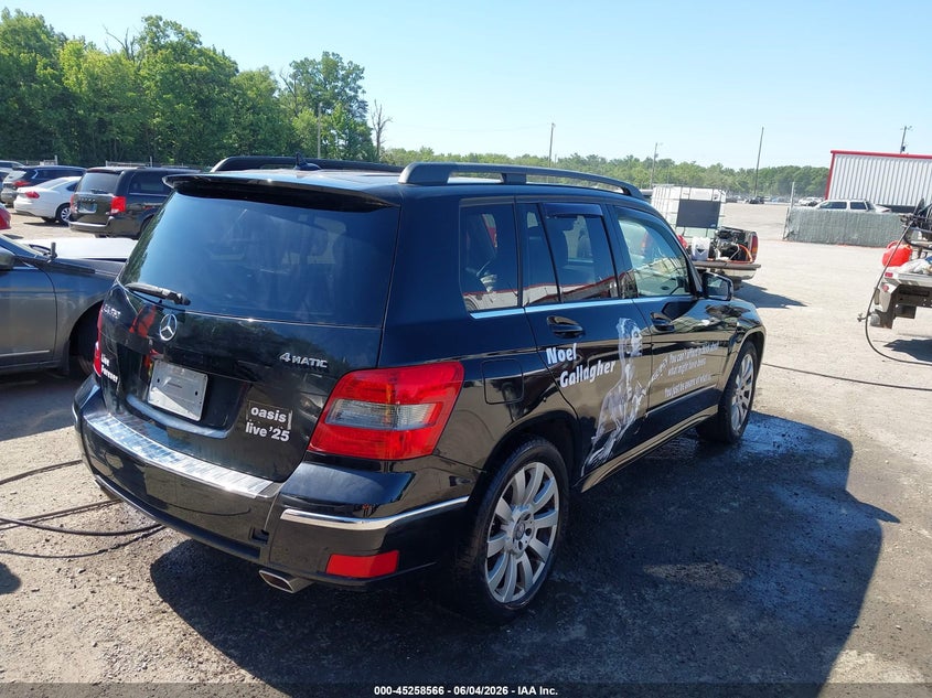 2012 Mercedes-benz Glk-klasse VIN WDCGG8HB9CF842412 IAAI salvage auction — FRONT END, Salvage Title, sold $975 on 2026-07-08 (photo 4)