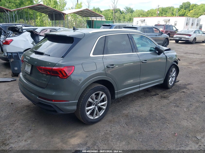 2023 Audi Q3 VIN WA1DECF33P1120220 IAAI salvage auction — FRONT END, Salvage Title, sold $2,350 on 2026-07-20 (photo 4)