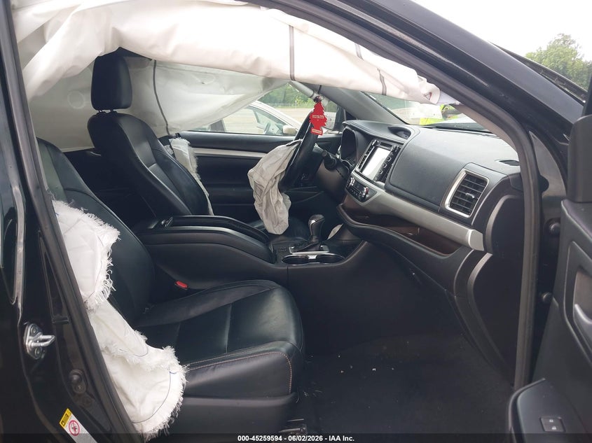 2016 Toyota Highlander VIN 5TDJKRFH1GS333380 IAAI salvage auction — FRONT END, Salvage Title, sold $975 on 2026-07-08 (photo 5)