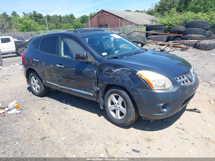 2012 Nissan Rogue VIN JN8AS5MV5CW382548 IAAI salvage auction — SIDE, Salvage (Massachusetts), sold $425 on 2026-07-24 (photo 1)