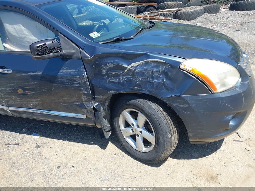 2012 Nissan Rogue VIN JN8AS5MV5CW382548 IAAI salvage auction — SIDE, Salvage (Massachusetts), sold $425 on 2026-07-24 (photo 6)