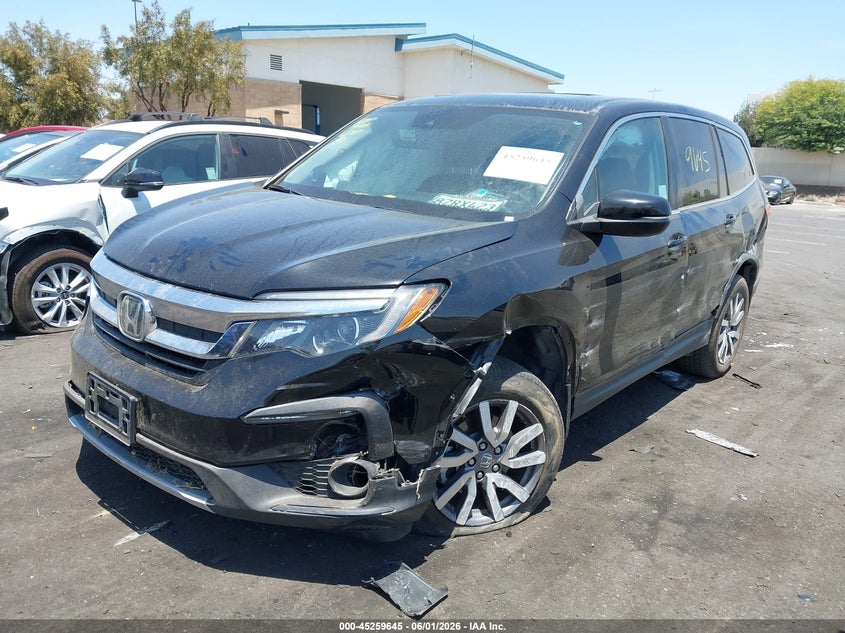 2022 Honda Pilot VIN 5FNYF5H51NB006333 IAAI salvage auction — FRONT END, Salvage Title, sold $2,750 on 2026-07-31 (photo 2)