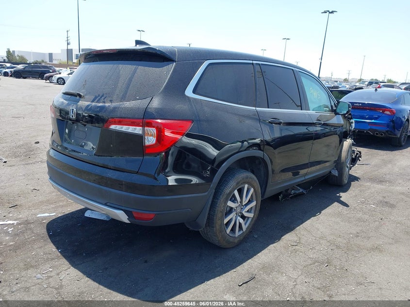 2022 Honda Pilot VIN 5FNYF5H51NB006333 IAAI salvage auction — FRONT END, Salvage Title, sold $2,750 on 2026-07-31 (photo 4)
