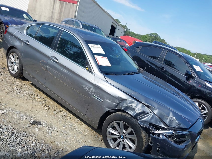 2014 BMW 5er VIN WBA5A7C54ED617417 IAAI salvage auction — RIGHT SIDE, Salvage (Georgia), sold $1,800 on 2026-07-14 (photo 1)