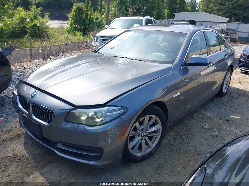 2014 BMW 5er VIN WBA5A7C54ED617417 IAAI salvage auction — RIGHT SIDE, Salvage (Georgia), sold $1,800 on 2026-07-14 (photo 2)