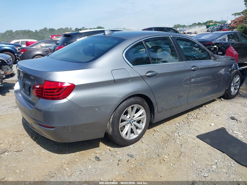 2014 BMW 5er VIN WBA5A7C54ED617417 IAAI salvage auction — RIGHT SIDE, Salvage (Georgia), sold $1,800 on 2026-07-14 (photo 4)