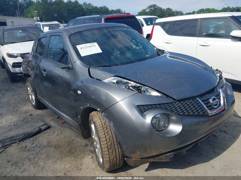 2012 Nissan Juke VIN JN8AF5MR3CT108337 IAAI salvage auction — LEFT SIDE, Salvage Title, sold $325 on 2026-07-14 (photo 1)