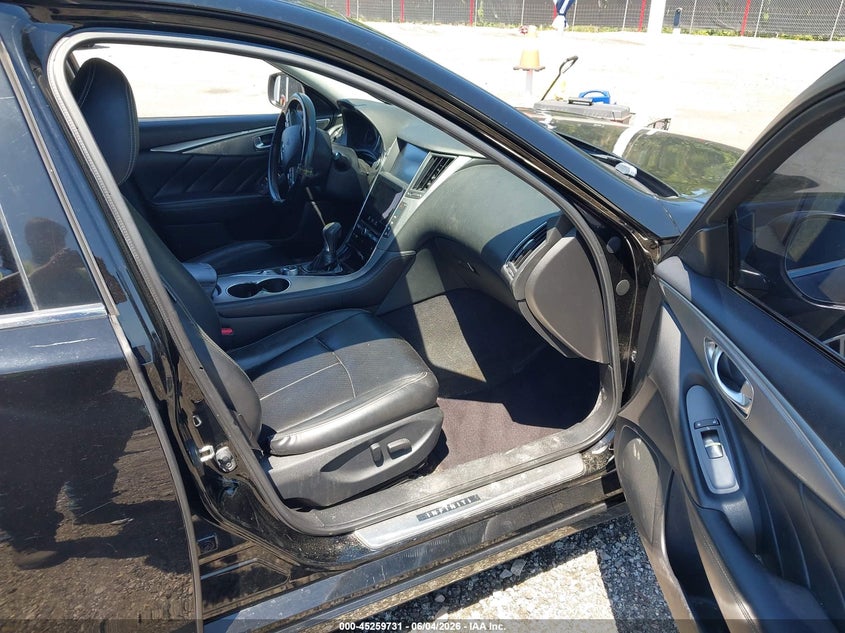 2014 Infiniti Q50 VIN JN1BV7AP7EM673692 IAAI salvage auction — REAR END, Salvage Title, sold $1,200 on 2026-07-08 (photo 5)