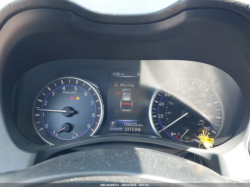 2014 Infiniti Q50 VIN JN1BV7AP7EM673692 IAAI salvage auction — REAR END, Salvage Title, sold $1,200 on 2026-07-08 (photo 7)