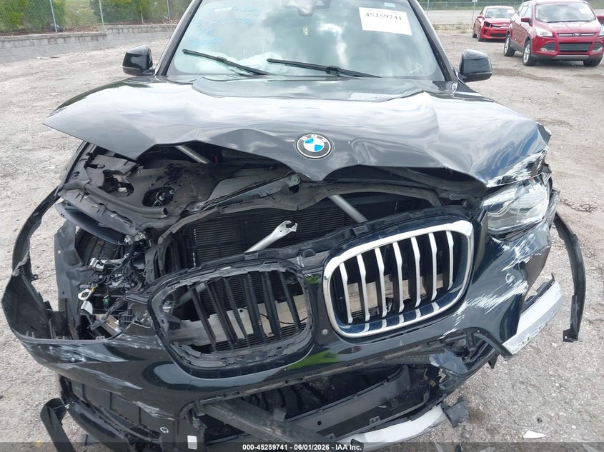 2021 BMW X3 VIN 5UXTY3C09M9G01283 IAAI salvage auction — FRONT & REAR, Salvage Title, sold $4,250 on 2026-07-16 (photo 6)