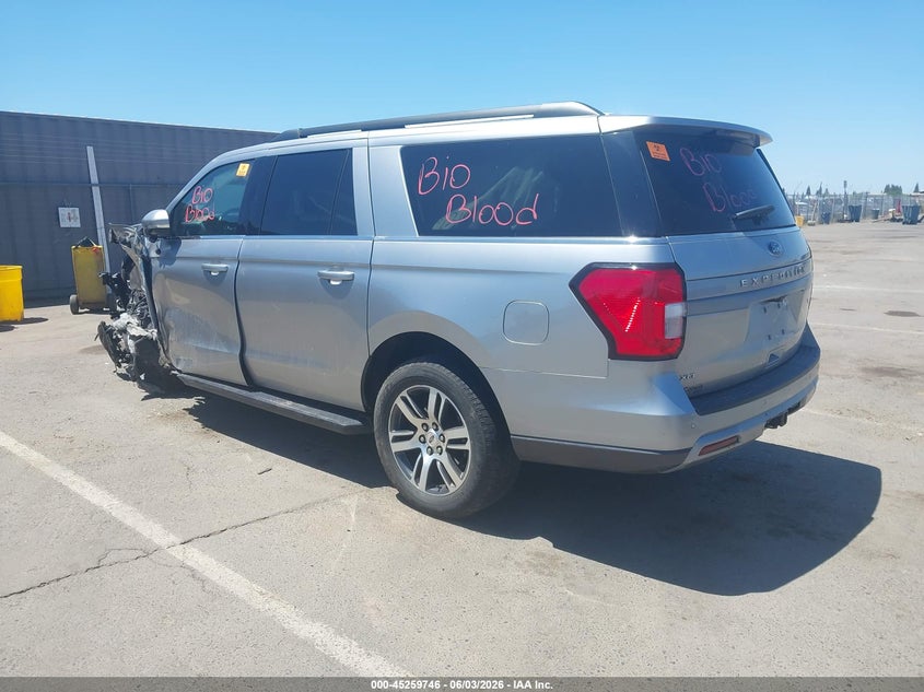 2024 Ford Expedition VIN 1FMJK1J86REA64953 IAAI salvage auction — BIO HAZARD, Salvage Title, sold $6,400 on 2026-07-22 (photo 3)