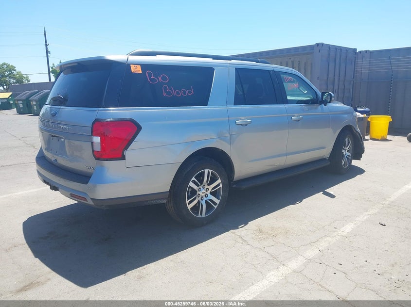 2024 Ford Expedition VIN 1FMJK1J86REA64953 IAAI salvage auction — BIO HAZARD, Salvage Title, sold $6,400 on 2026-07-22 (photo 4)