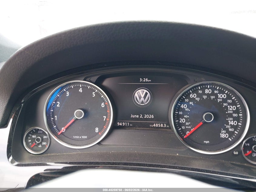2017 Volkswagen Touareg VIN WVGRF7BP2HD006276 IAAI salvage auction — FRONT END, Salvage Title, sold $1,250 on 2026-07-08 (photo 7)