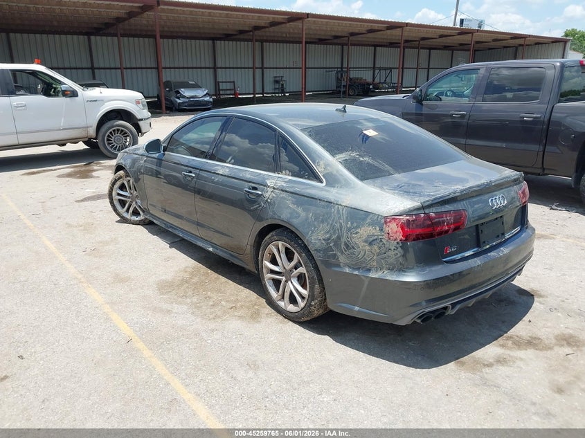 2016 Audi S6 VIN WAUH2AFC5GN017150 IAAI salvage auction — WATER/FLOOD, Salvage Title, sold $3,000 on 2026-07-09 (photo 3)