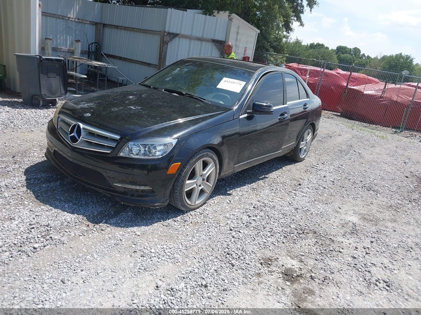 2011 Mercedes-benz C class VIN WDDGF5EB5BR155989 IAAI salvage auction — NORMAL WEAR, Clear (Florida), sold $700 on 2026-07-30 (photo 2)