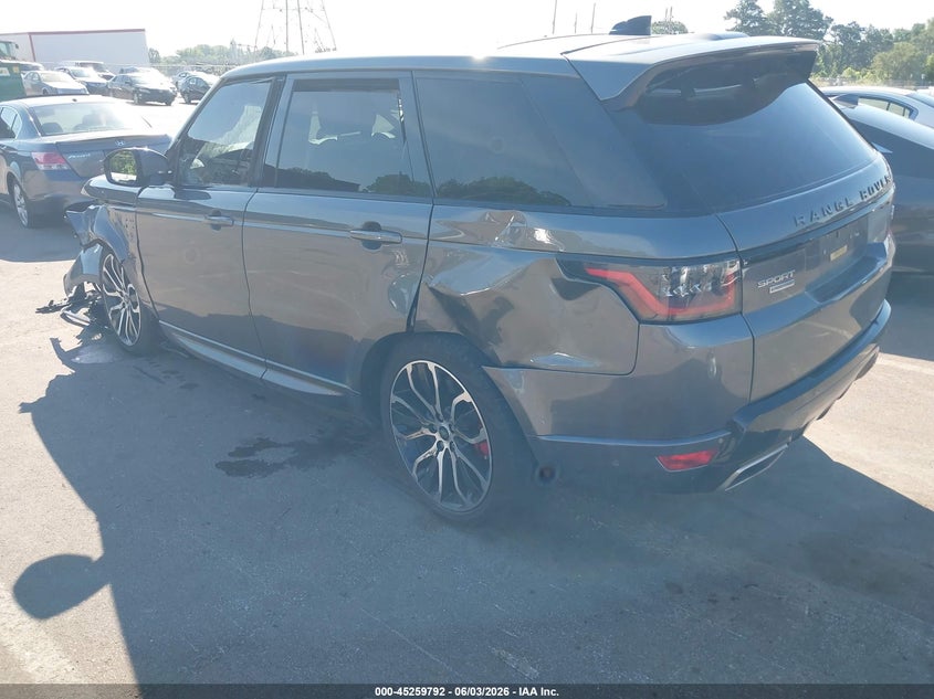 2018 Land rover Range rover sport VIN SALWR2RE5JA181370 IAAI salvage auction — FRONT END, Salvage (Tennessee), sold $13,800 on 2026-07-28 (photo 3)