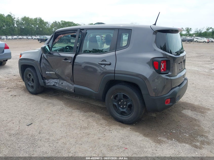 2018 Jeep Renegade VIN ZACCJAAB2JPG96596 IAAI salvage auction — LEFT SIDE, Salvage Title, sold $1,750 on 2026-07-06 (photo 3)