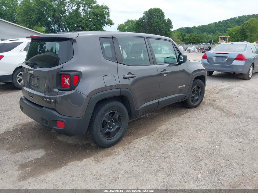 2018 Jeep Renegade VIN ZACCJAAB2JPG96596 IAAI salvage auction — LEFT SIDE, Salvage Title, sold $1,750 on 2026-07-06 (photo 4)