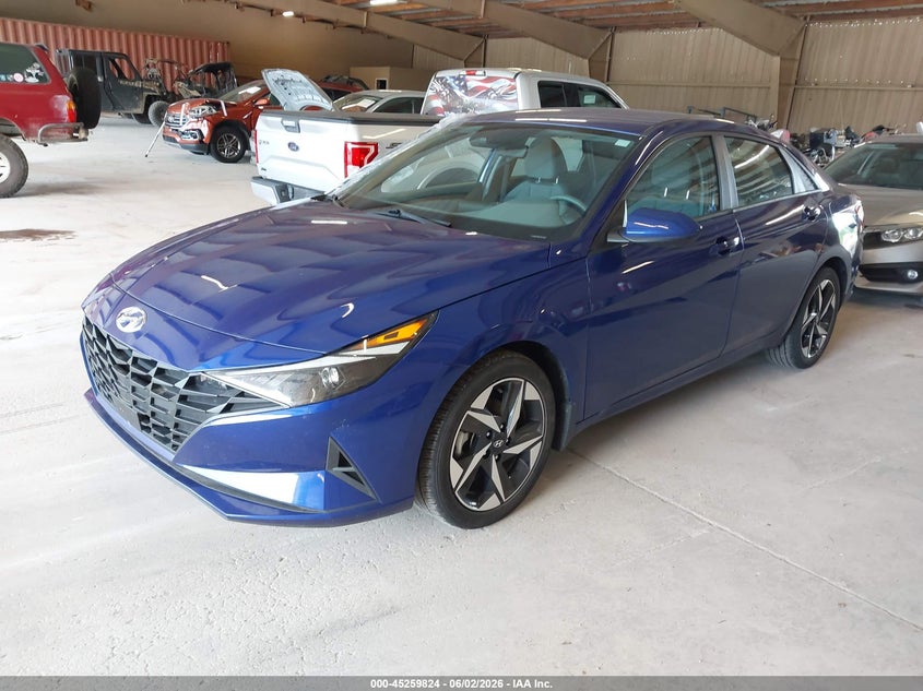 2023 Hyundai Elantra VIN KMHLS4AG2PU512898 IAAI salvage auction — SIDE, Salvage Title, sold $4,450 on 2026-07-29 (photo 2)