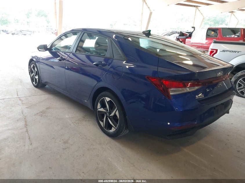 2023 Hyundai Elantra VIN KMHLS4AG2PU512898 IAAI salvage auction — SIDE, Salvage Title, sold $4,450 on 2026-07-29 (photo 3)