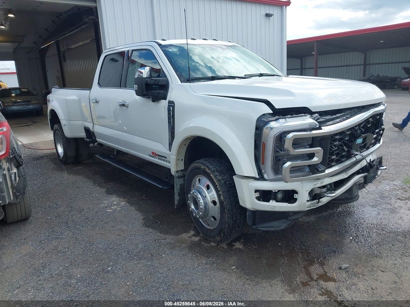 2024 Ford F-450 VIN 1FT8W4DMXREE74186 IAAI salvage auction — FRONT & REAR, Salvage - 75% Or Less (Maryland), sold $30,000 on 2026-07-30 (photo 1)